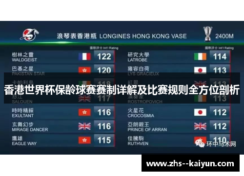 香港世界杯保龄球赛赛制详解及比赛规则全方位剖析